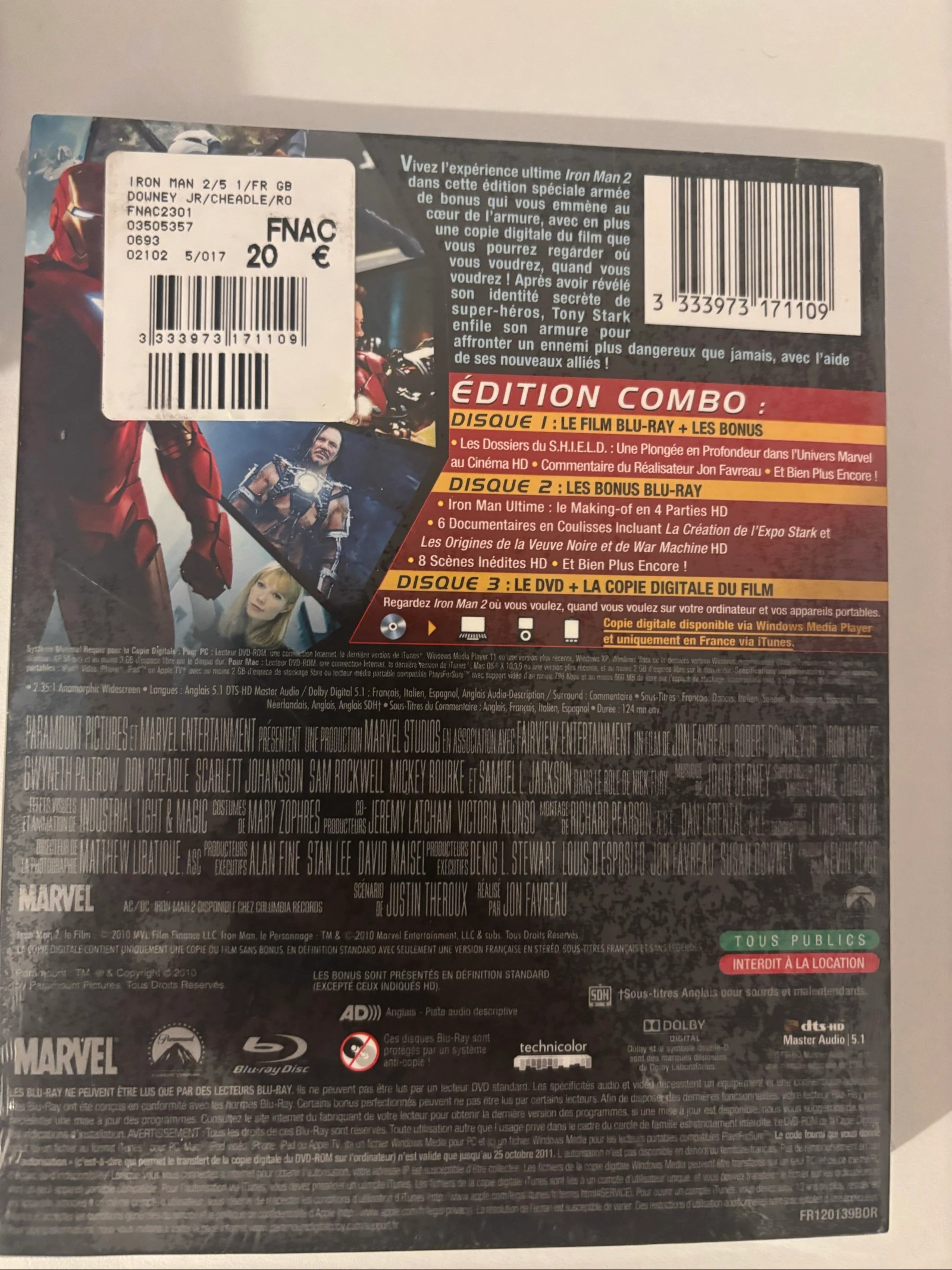 Blu Ray homem de ferro 2 – photo 2